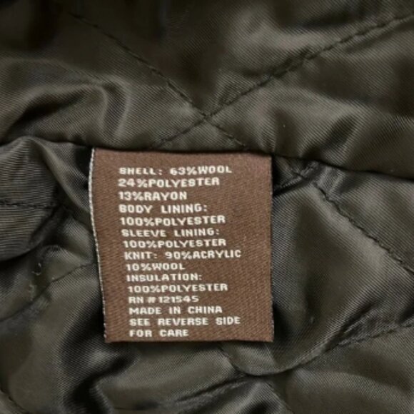 Michael Kors Heavy Black Wool Jacket with Stand-Up Collar - Picture 8 of 15